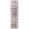 World Rug Gallery Distressed Abstract Non Shedding Soft Area Rug 2' x 7' Gray 390GRAY2x7 - alternate 7